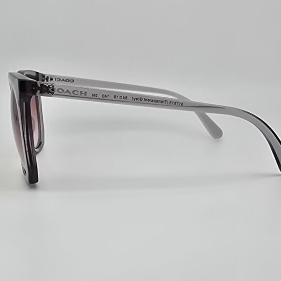 Coach HC8267 L1086 517613 Alexa Square Grey Frame Brown Lens Cat Eye Sunglasses main image 15